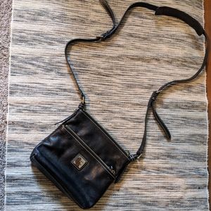 Dooney & Bourke Black Leather Crossbody Purse